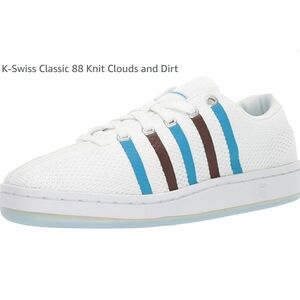 K-swiss Women's Classic 88 Knit Clouds And Dirt Size 7.5 NWT